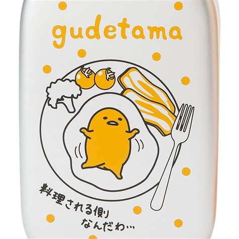 Sanrio Gudetama Aluminum lid Lunch case Lunch Box Japanese 